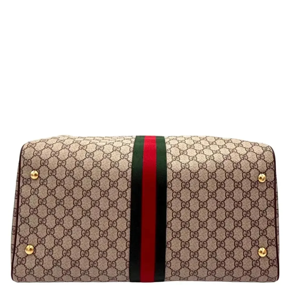 Ophidia GG Boston Canvas Bag